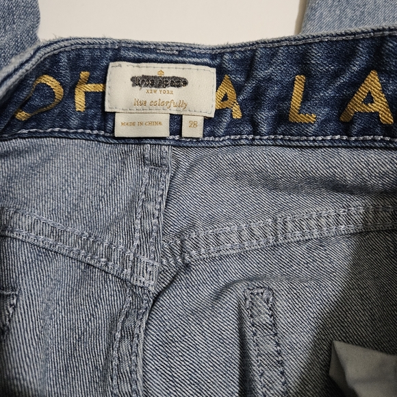 Kate Spade Jeans Women's OOH LA LA High Rise Wide Leg Crop - Picture 3 of 3